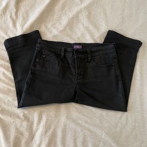 Black NYDJ Crop Jeans